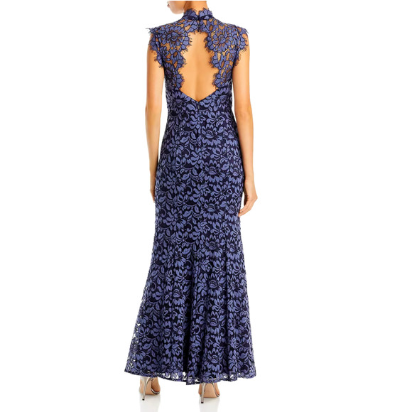 Eliza J Lace Cutout Back Gown Size 8 NWT $278 - Picture 2 of 11